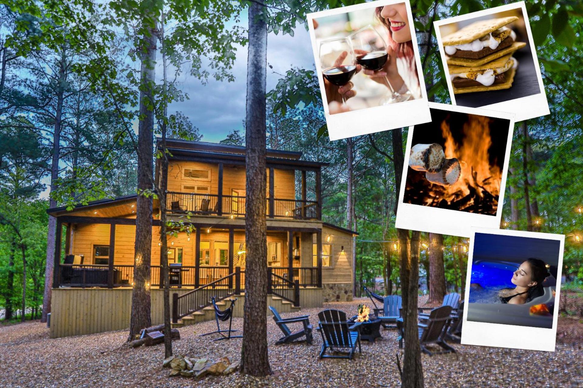 Lux,Hot Tub,Atv,Hiking,Pickleball,Firepit,Arcade Broken Bow Buitenkant foto