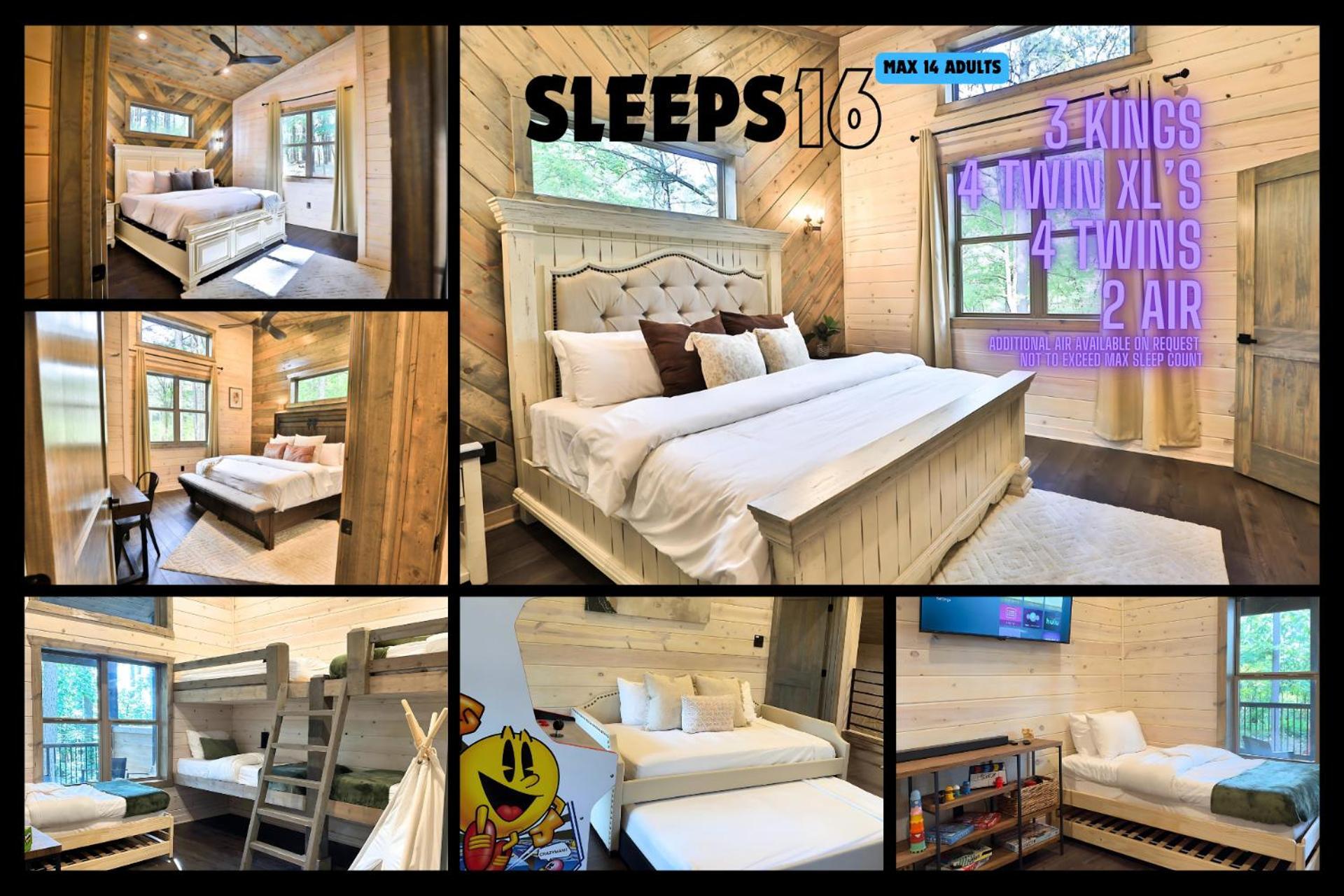 Lux,Hot Tub,Atv,Hiking,Pickleball,Firepit,Arcade Broken Bow Buitenkant foto